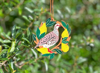 Partridge And Pears Christmas Decoration, 3 of 4