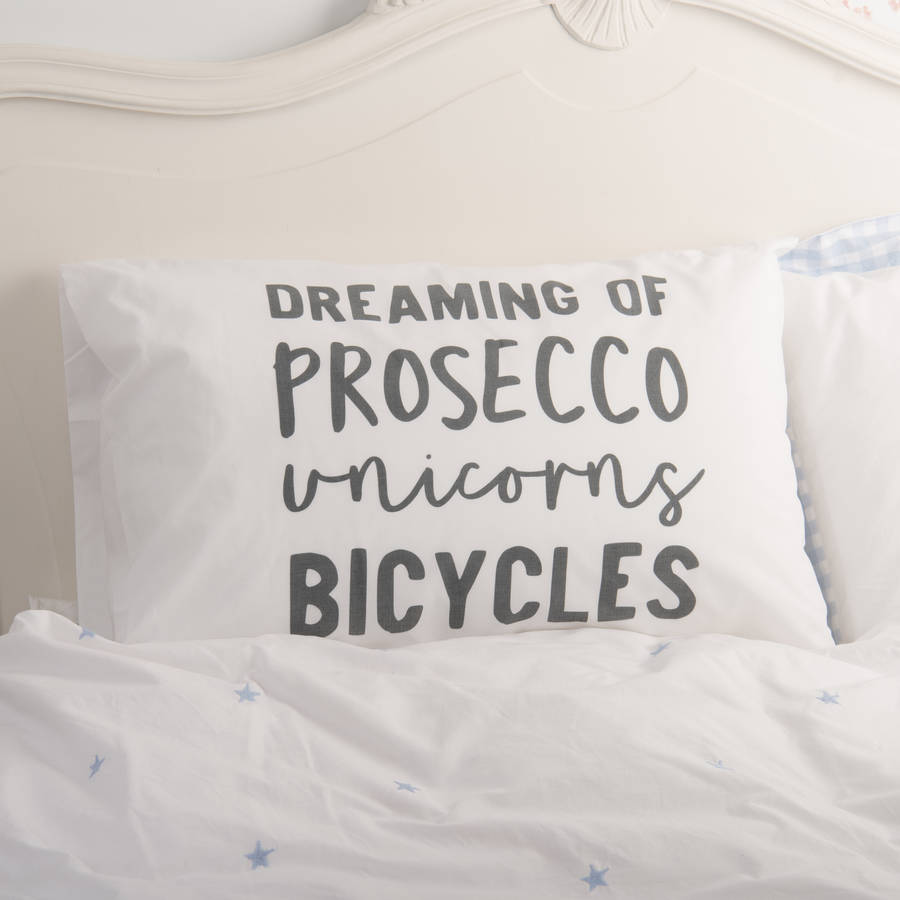 Personalised 'Dreaming Of' Pillowcase By Oakdene Designs