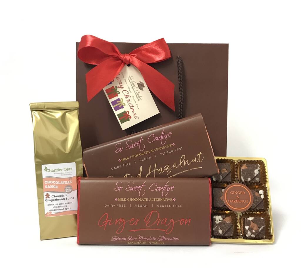 Vegan Chocolate And Tea Gift Bag By So Sweet Couture ...