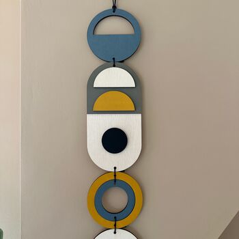 Geometric Modern Wall Art Wall Hanging Multicolour, 2 of 10