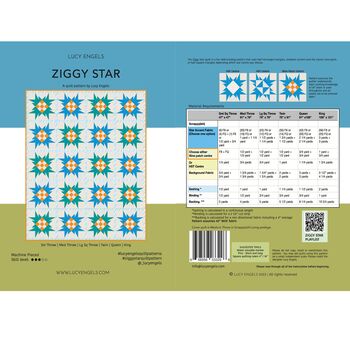 Ziggy Star Quilt Pattern, 2 of 5