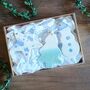 Decoration Gift Set Of Three. Blue Ceramic Decorations Gift Box, thumbnail 1 of 2