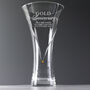 Personalised Gold Anniversary Swarovski Heart Vase, thumbnail 2 of 3