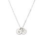 Dainty Sterling Silver Initials Necklace, thumbnail 4 of 8