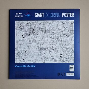 Giant Colouring Poster Day At The Museum, 3 of 3
