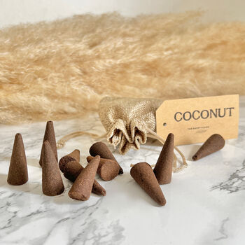 Coconut Aromatherapy Incense Cones, 3 of 5