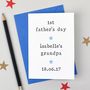 Personalised '1st Father's Day' Card, thumbnail 3 of 5