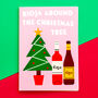 Wine Christmas Card, thumbnail 3 of 4
