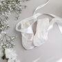 Ava Christening Booties, thumbnail 1 of 3