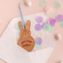Personalised Happy Easter Bunny Decoration, thumbnail 4 of 4