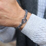 Men's Rope Bracelet With Hook Clasp, thumbnail 1 of 4