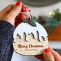 Personalised Christmas Pudding Tree Decoration, thumbnail 1 of 2