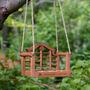 Personalised Wooden Garden Swing Bird Feeder, thumbnail 1 of 7