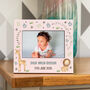 Personalised Jungle Animals Pastel Photo Frame New Baby Gift, thumbnail 7 of 7