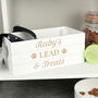 Personalised Pet Toy Storage Wooden Box, thumbnail 3 of 4