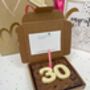 Birthday Brownie Letterbox Gift, thumbnail 2 of 4