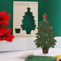 Pop Out Wooden Christmas Tree Card, thumbnail 6 of 8