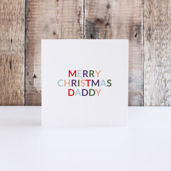 'Merry Christmas Dad/Daddy' Christmas Card, 4 of 6