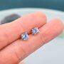 Sterling Silver Genuine Topaz Stud Earrings, thumbnail 1 of 11