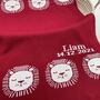 Personalised Knitted Lion Blanket, thumbnail 3 of 10