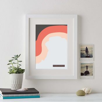 Abstract Coastline Personalised Prints, 9 of 10