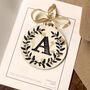 Monogrammed Initial Christmas Bauble, thumbnail 2 of 3