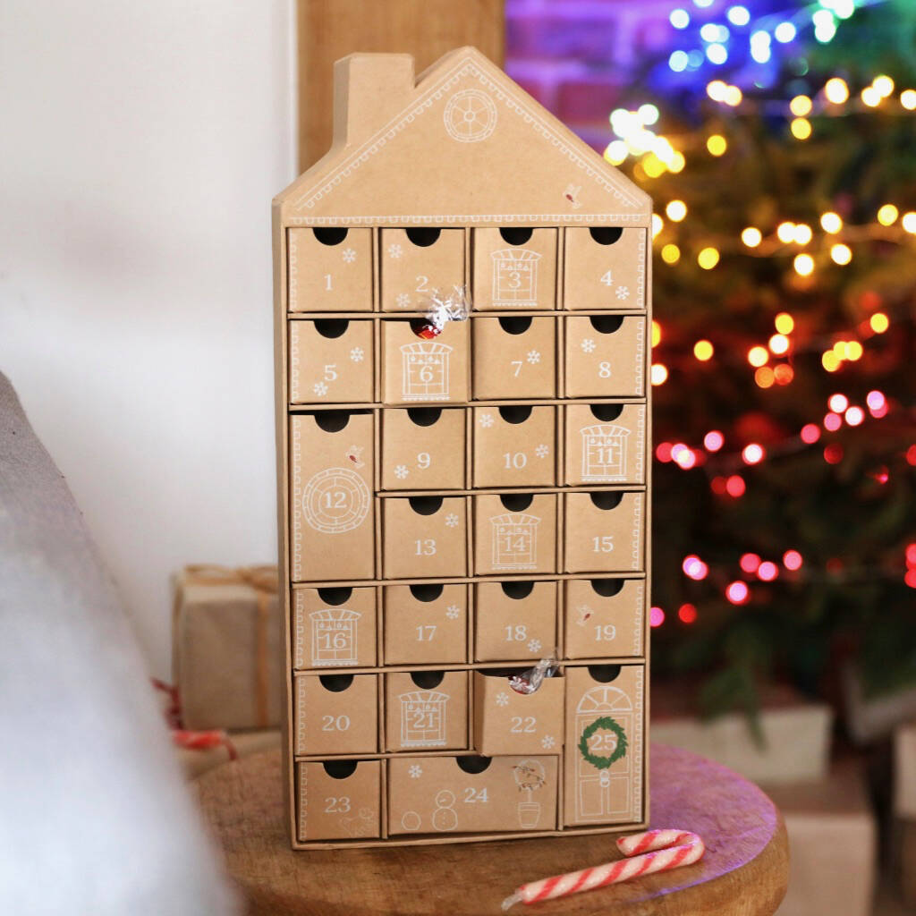 Fill Your Own House Advent Calendar By Lisa Angel Notonthehighstreet