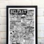Belfast Landmarks Print, thumbnail 9 of 10