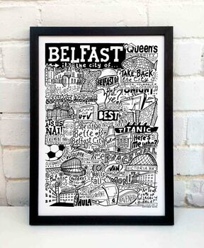 Belfast Landmarks Print, 9 of 10