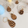Set Of Easter Wooden Glass Charms, thumbnail 5 of 6