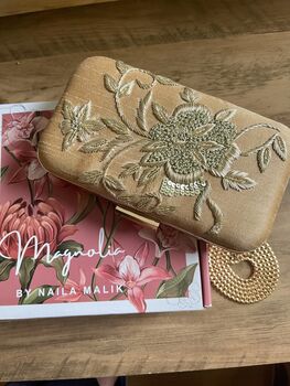 Mumbai Gold Clutch Made To Order, 5 of 5