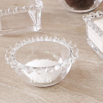 Personalised Mini Beaded Glass Serving Dishes, 5 of 6