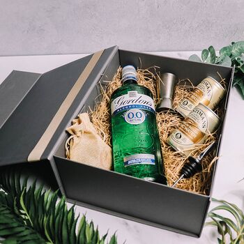 Personalised Gordon's Alcohol Free Gin Gift Set, 2 of 5
