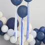 Blue Balloon Streamer Tails For Party Decorations, thumbnail 1 of 2
