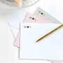 Gold Foiled Personalised Notecard Set, thumbnail 1 of 6