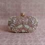 Peacock Oval Pink Clutch, thumbnail 1 of 12