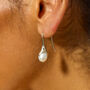 Pearl Drop Earrings, thumbnail 4 of 6