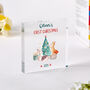 Baby’s First Christmas Plaque Woodland Keepsake Gift, thumbnail 2 of 3