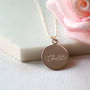 Girls Name Engraved Sterling Silver Necklace, thumbnail 5 of 12