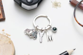 Personalised First Car Keyring New Driver Gift, 2 of 8