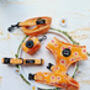 Orange Daisies Dog Collar, thumbnail 4 of 6