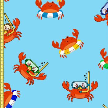 Oh Crab Pyjama Set With Matching Teddy Bear, 4 of 4
