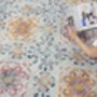 Hug Rug Eco Washable Modern Damask, thumbnail 6 of 8