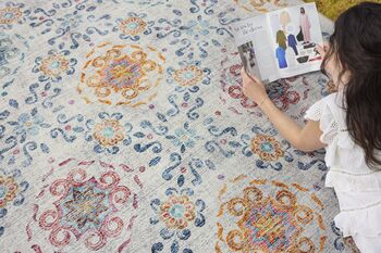 Hug Rug Eco Washable Modern Damask, 6 of 8