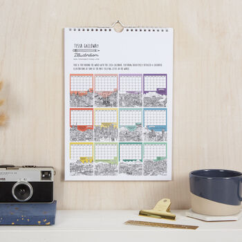 2026 City Drawings Calendar, 2 of 5