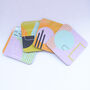 Set Of Coasters With Abstract Painting Designs, thumbnail 1 of 11