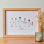 Personalised Grandad And Grandchildren Print, thumbnail 1 of 11