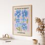 Flower Market Liverpool Print, thumbnail 1 of 5