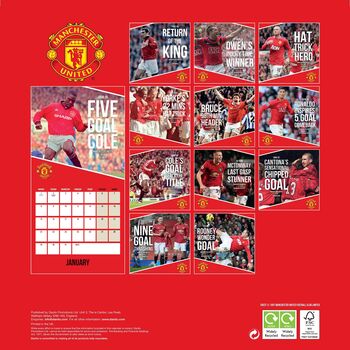 'Manchester United' 2024 Calendar, 2 of 5