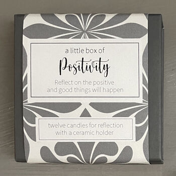 A Little Box Of Positivity Mini Candle Gift Set, 2 of 7